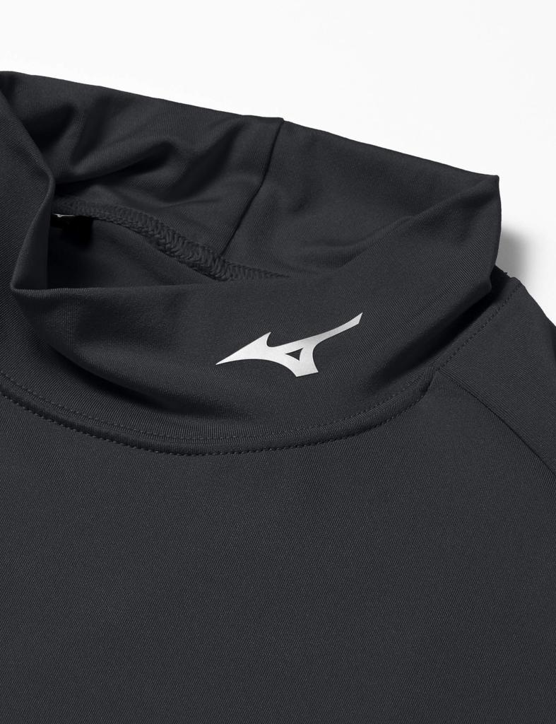 Mizuno Тренировочная одежда Компрессионная рубашка Dry Accel Biogear с высоким воротом и длинным рукавом Впитывающая пот Быстросохнущая Эластичная Защита от УФ-лучей Мужская модель 2021 года