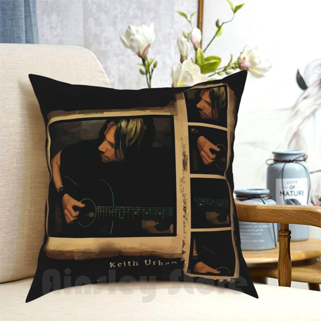 Keith Urban Pillow Case Printed Home Soft Throw Pillow Music Life Band Handsome