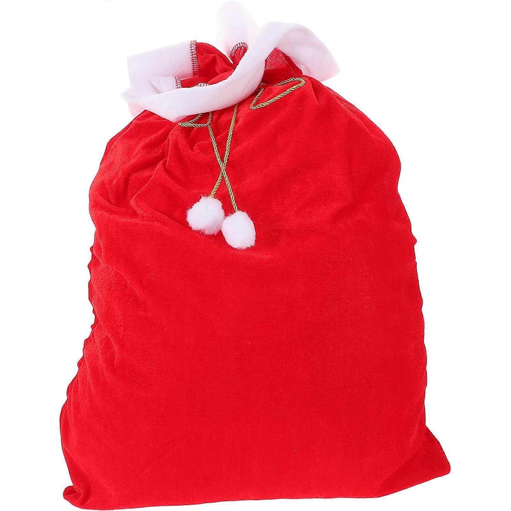 Christmas Santa Sack Velvet Gift Bag for Candy Storage Large Capacity