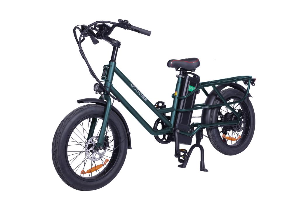 Электровелосипед Gogobest GF200 для взрослых, 500 Вт, бесщеточный двигатель, литиевая батарея 48 В 15,6 Ач, 20-дюймовые колеса, для городской езды