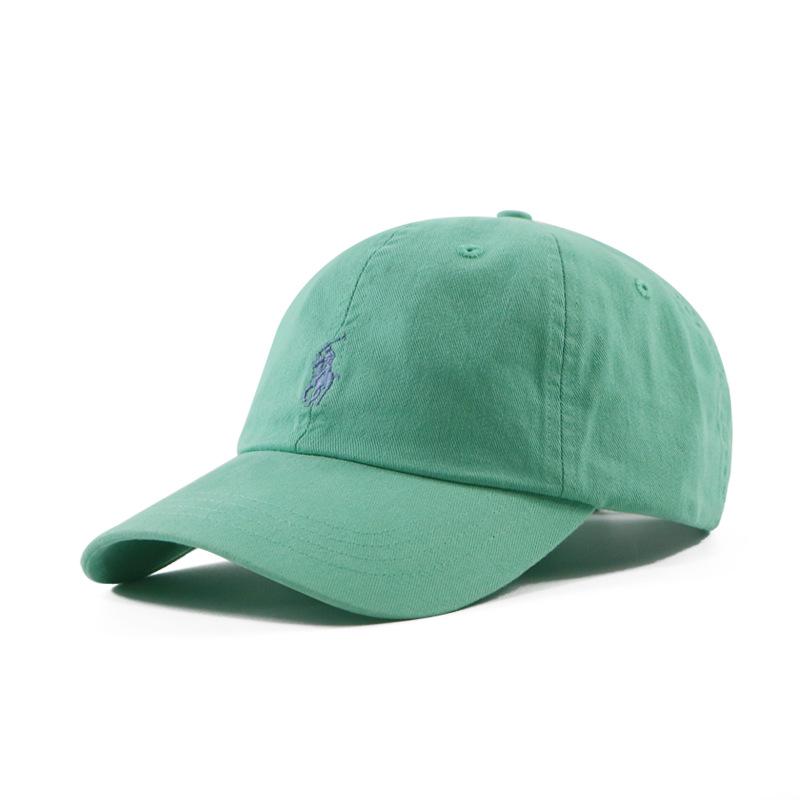 RL Ralph Gray Бейсболка-поло с вышивкой логотипа-лошадки - Унисекс, мягкий верх