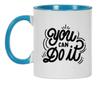 Inkdotpot Вы можете сделать это 11 унций керамическая кружка для кофе забавная новинка вдохновляющий подарок для сотрудников босс коллеги