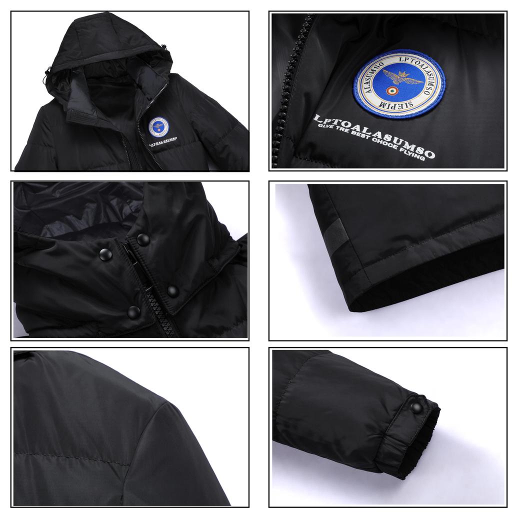 Down Jacket Casual Coat Light Down Jacket Popular Outerwear Plain Commuting Thermal Jacket Spring Autumn Winter Thick Cold Protection Windproof Warm