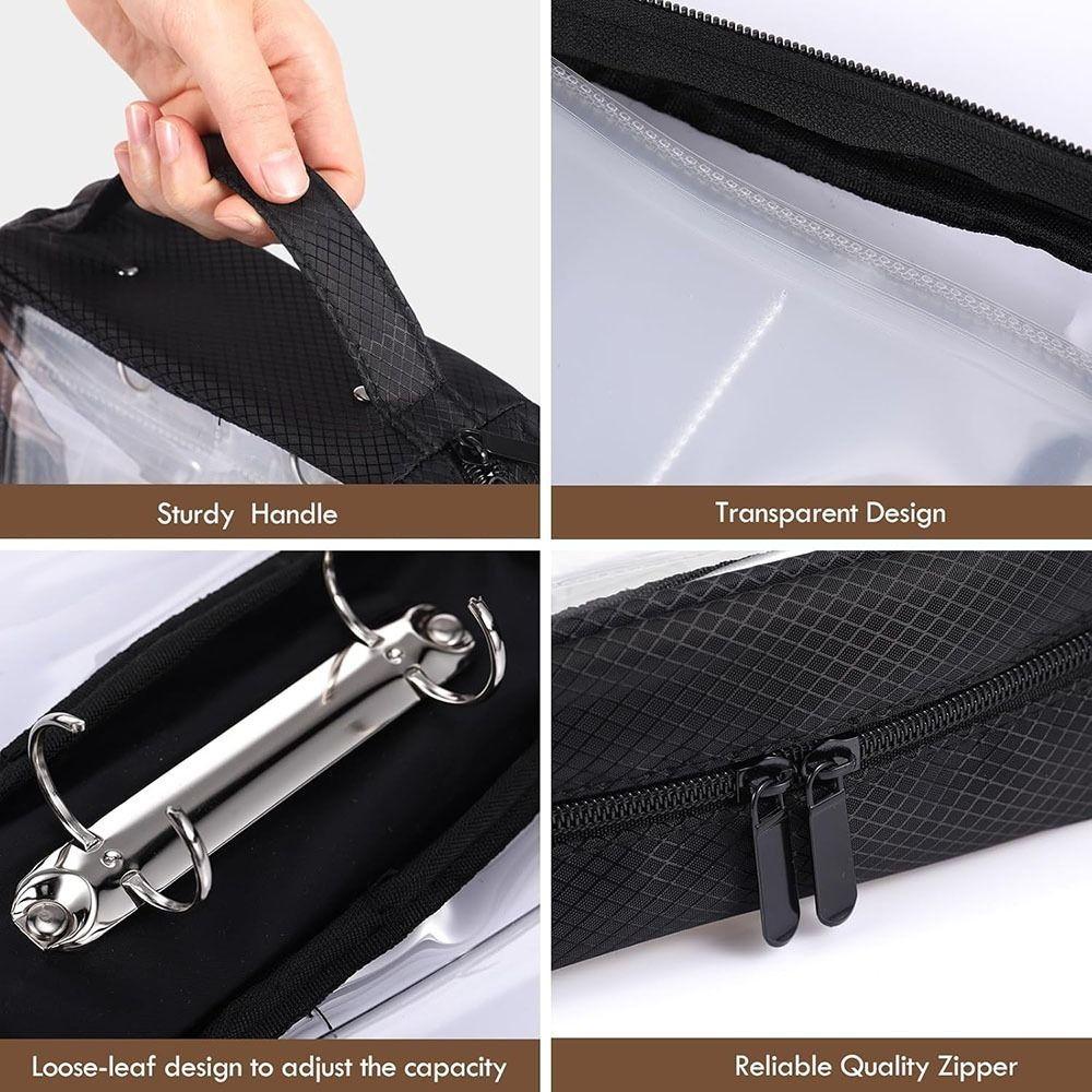 Dust-proof Clear PVC Jewelry Organizer Sealed Earring Holder Necklace Ring Packing Bag Travel
