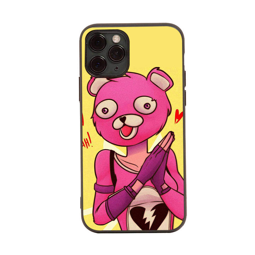 Чехол для iPhone 16 15 Plus 14 13 12 11 Pro 8 7 6S 6 SE 5S X XR XS Max Realme C30 C33 C31 9I Black Sofe Cover FI1 Fortnite