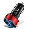 Usb Quick Charge Car Charger Voltage Display Splitter Lighter Socket Qc 3.0 Charger In Dual Car Adapter Accessories