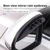 2PCS Car Rearview Mirror Rain Eyebrow Side Snow Sun Visor For Jeep Cherokee Wrangler JK Gladiator Compass Renegade Patriot