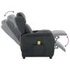 Massage Chair Dark Grey 93.5 x 67.5 x 101.5 cm Fabric