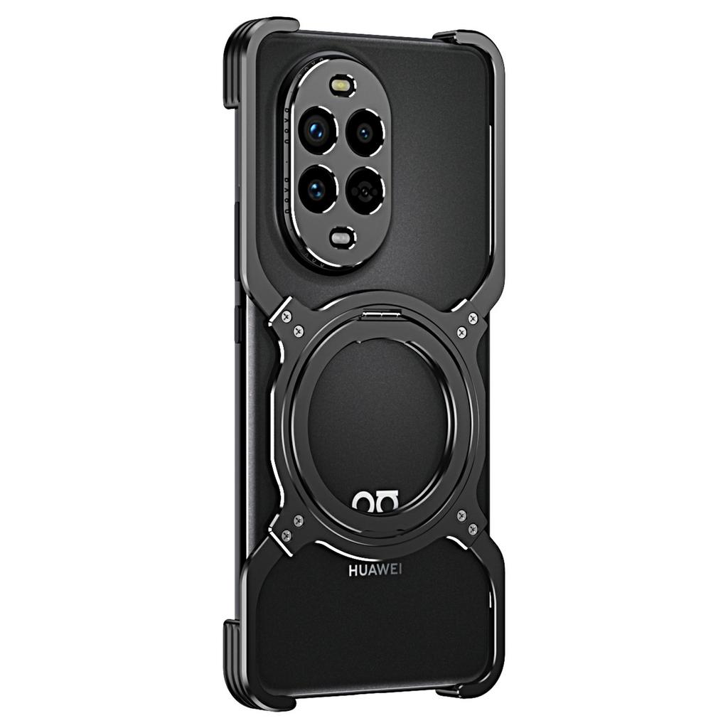 Для Huawei nova 13 Pro 5G Чехол Подставка Металлический Бампер Магнитная Крышка для Телефона