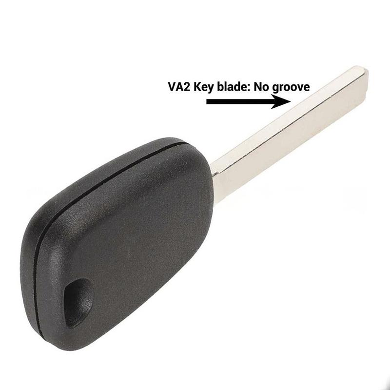 1Pc Black Key Replacement Shell Car Key Shell For Citroen C2 C3 C4 Picasso C5 C6 Peugeot 206 207 307 Car Accessories