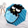 Bad Badtz-maru Automatic Open/Close Umbrella-Cute Umbrella with Cute Design, Portable 3-Fold Compact Umbrella for Men & Women, Halloween Chr