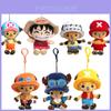 Оригинальный плюшевый кулон One Piece, милый и мягкий брелок с мультяшным персонажем