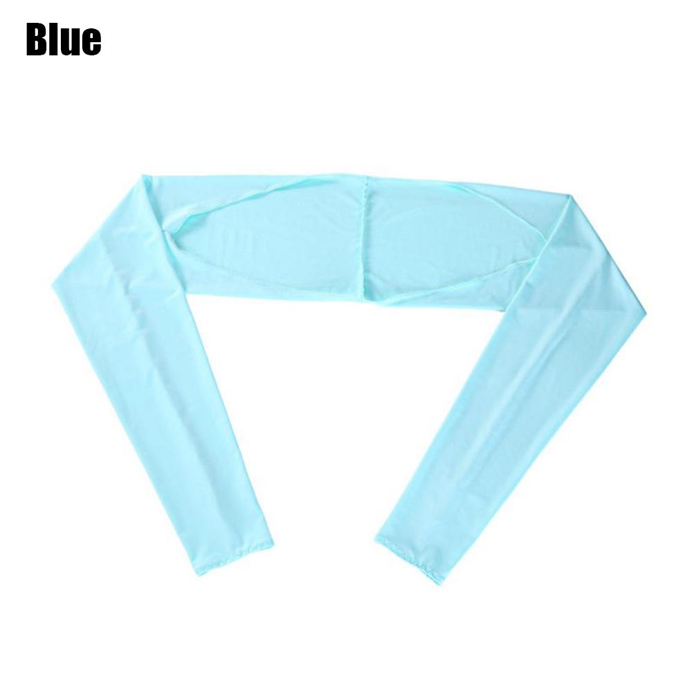 Hole Ice Silk Outdoor Activity Sun UV Protection Sun Sleeves Sports Glove Women Shawl Arm Sleeve