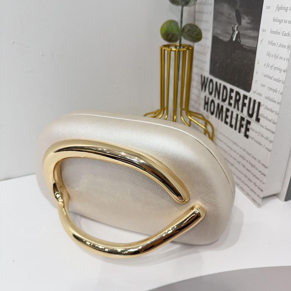 Трендовый классический круглый клатч-бокс, вечерняя сумка, акриловая сумка, винтажная металлическая ручка, кроссбоди на одно плечо