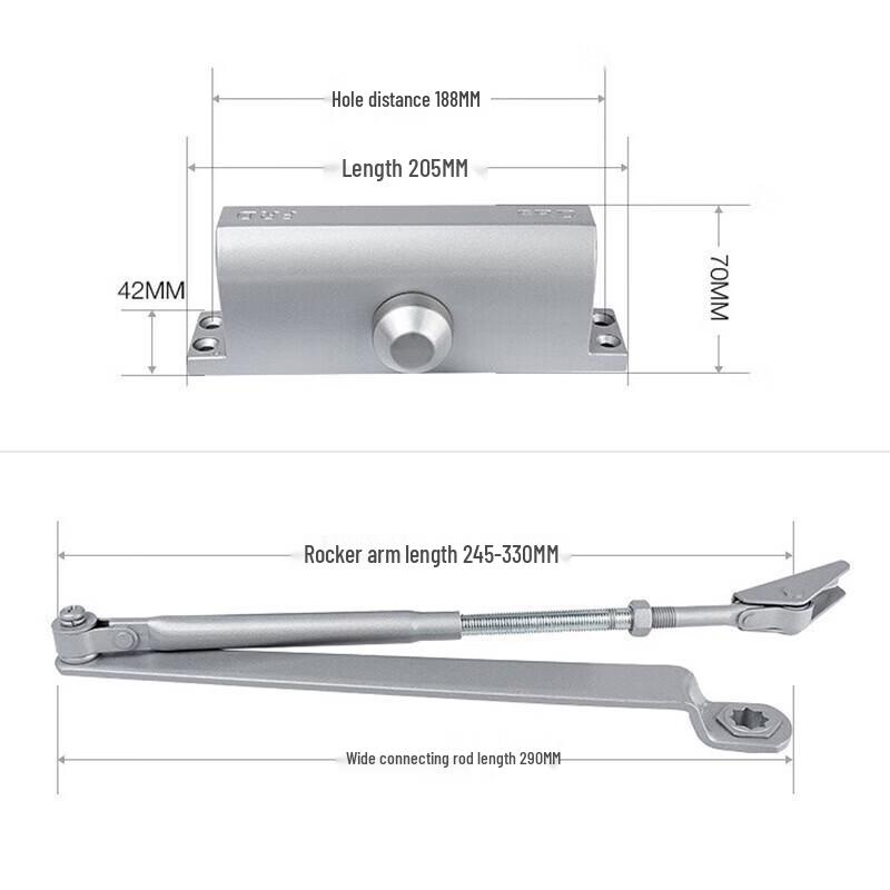 HIKVISION DS-K7PC91-PUSH Push-Arm Automatic Door Opener