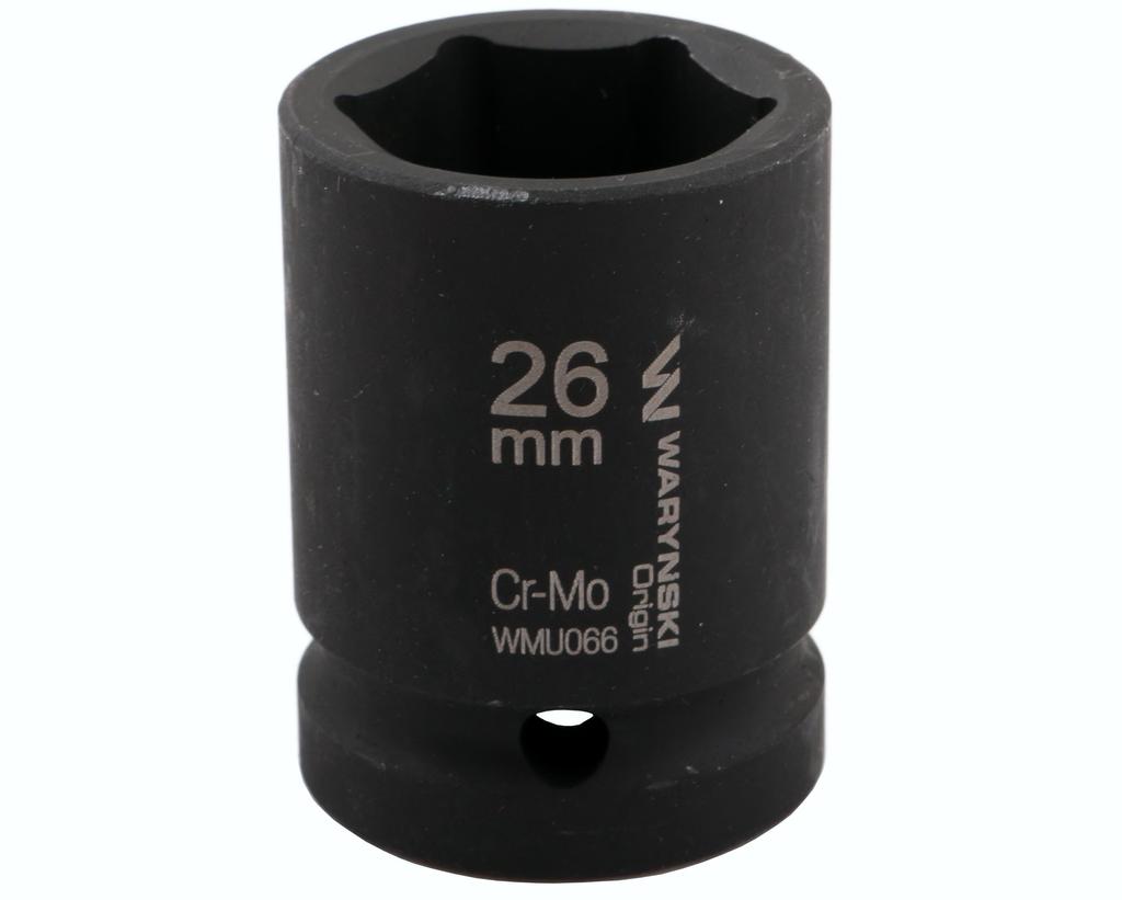 Nasadka Udarowa Sześciokątna 3/4". 26 Mm. Crmo. Din 3129. Waryński