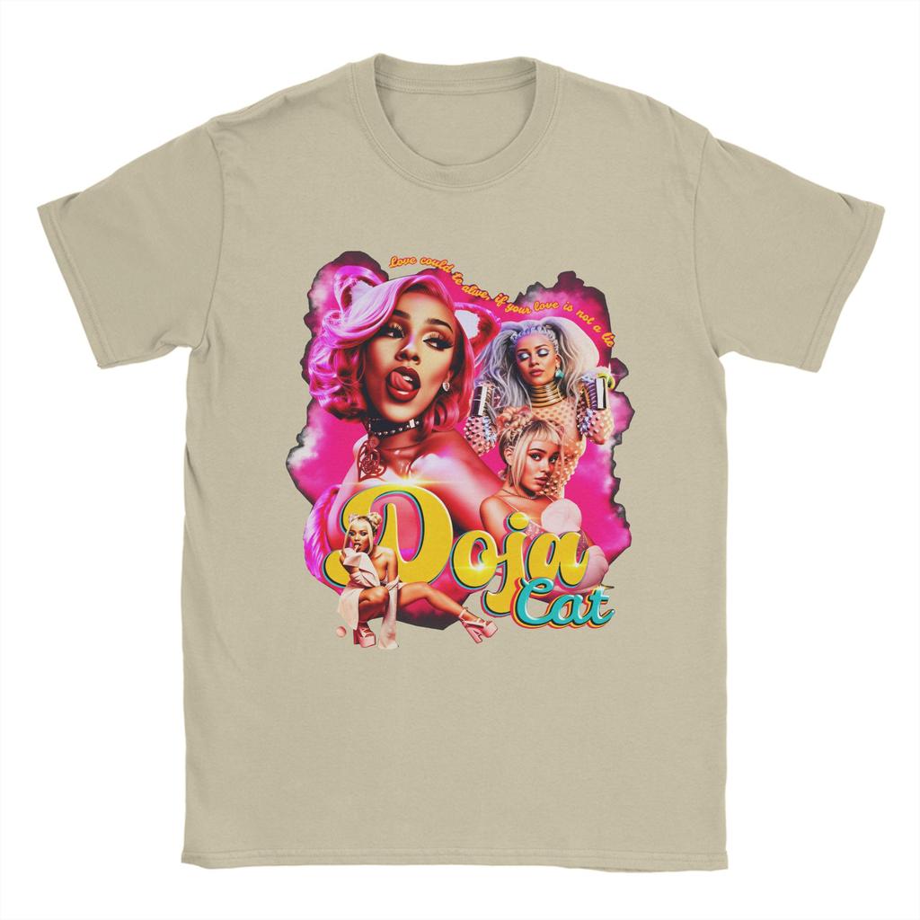Футболка Doja Cat Tour Ma Vie для унисекс, повседневная, 100% хлопок, с круглым вырезом, короткий рукав, одежда больших размеров