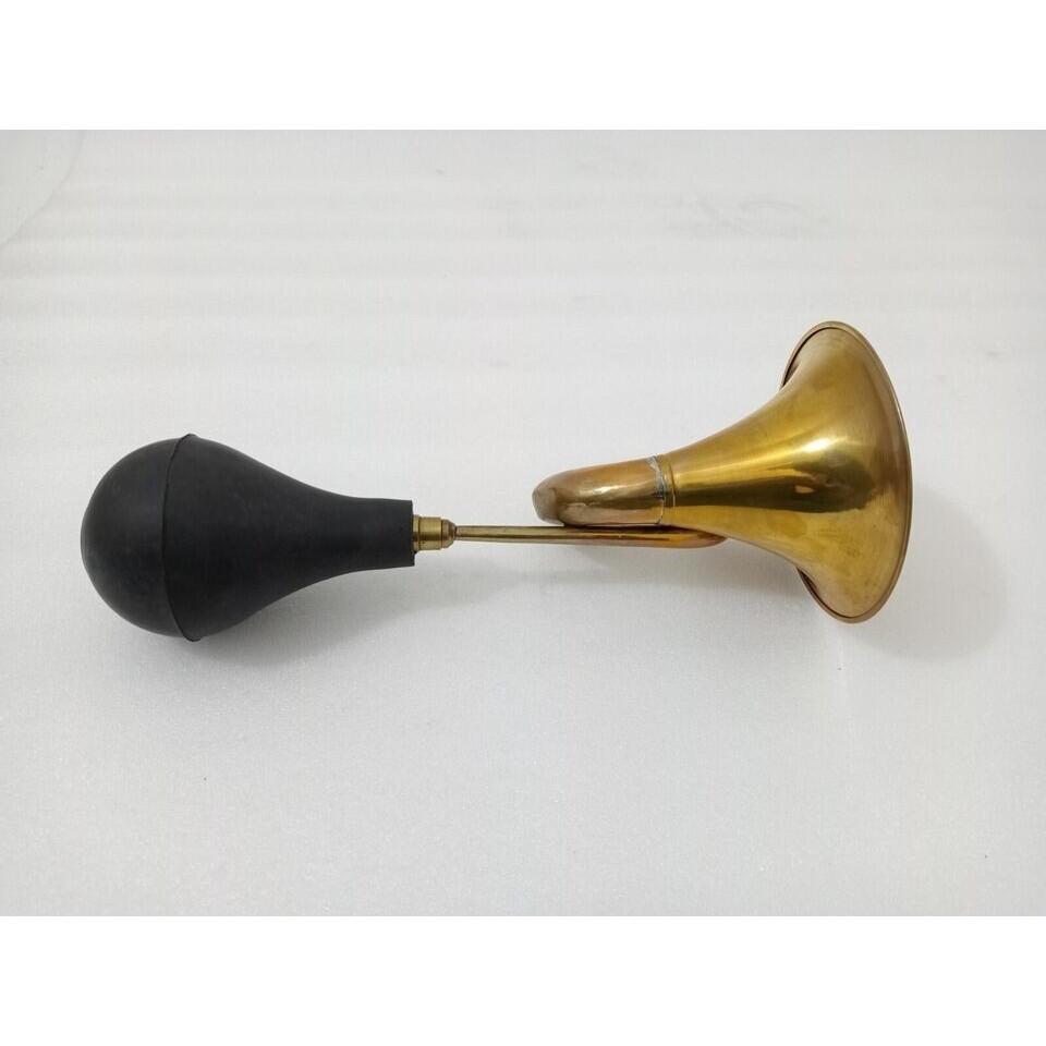 Vintage Antique Trumpet Brass Taxi Horn Rubber Bulb Bugle Car Bike Nautical |Fit