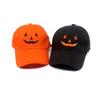 Lightweight Halloween Baseball Cap UV Protection Sunshade Cap Funny Pumpkin Embroidery Hat  Outdoor