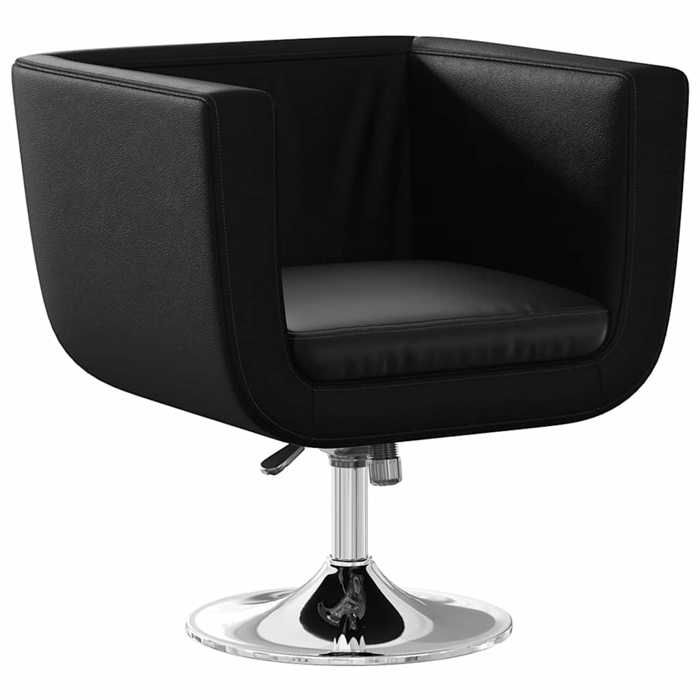 Chaise de bar - Maison Exclusive - Lot de 2 - Cuir artificiel noir - Pivotante réglable