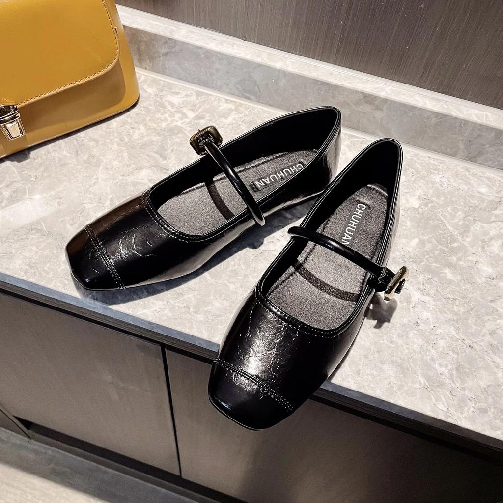 Модные балетки Женские Весенне-осенние Мэри Джейн Новые 2025 Красные Большого размера Женская обувь 41-43 Роскошные женские туфли Zapatillas