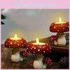 Stunning American Style Mushroom Candle Holder Perfect For Elegant Home Decoration