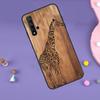 Чехол с принтом под натуральное бамбуковое дерево Для Huawei Nova 5T 9 10 SE 7i 8i 11i 12i Y60 Y61 Y70 Y72 Y73 Y90 Y91 P20 P40 P30 Lite