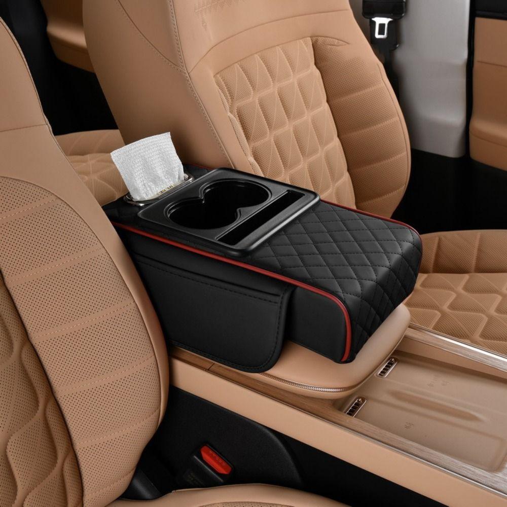 Side Storage Pockets Car Console Console Pillow Large Capacity Auto Armrest Cover Trucks
