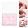 2/4/6/12/20PCS Soft Wax Cotton Earplugs Wax Noise Reduction Ear Plug Portable Ear Plugs  Unisex