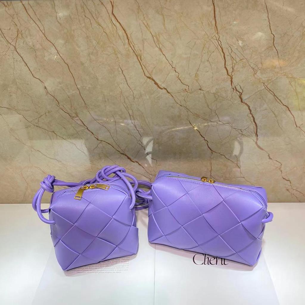 2024 Весна/Лето Женская мода из коровьей кожи, плетеная вручную, с узлом, сумка через плечо и через плечо