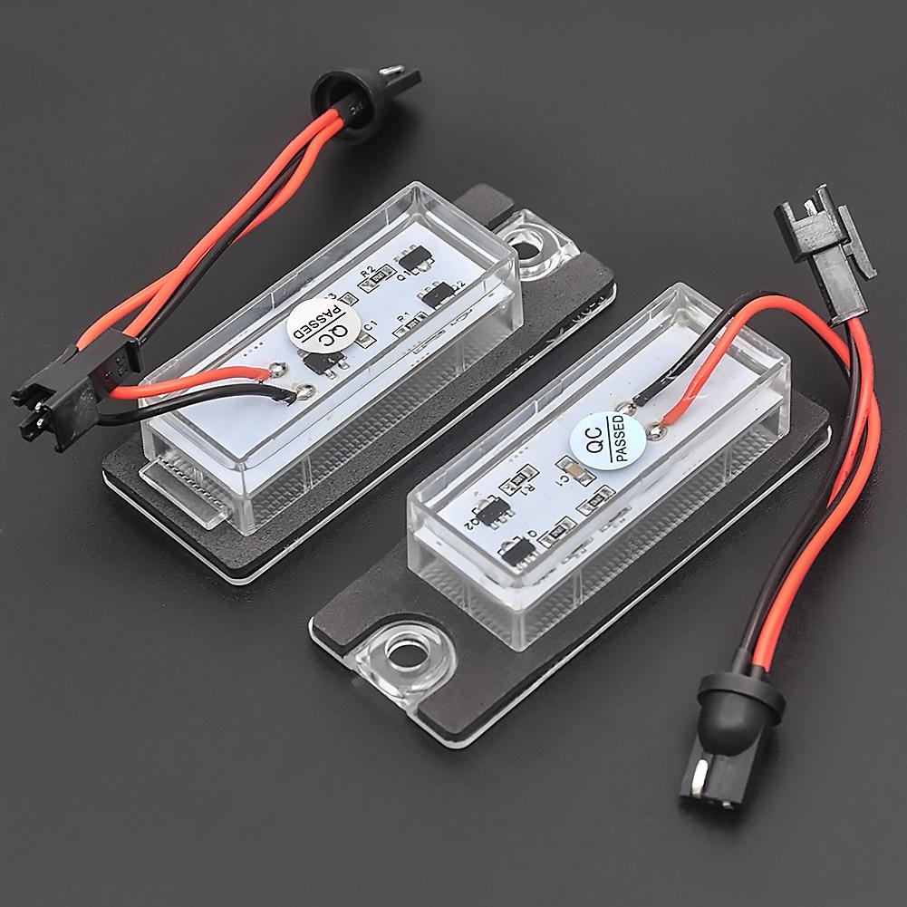 Задний белый светодиодный светильник номерного знака автомобиля, лампа номерного знака для Volvo S60 S80 V70 XC70 XC90