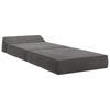 Folding Sofa Bed Dark Gray 60 x 70 x 41 cm Fabric