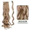 MISSQUEEN Women Fashion Long Wavy Ponytail Synthetic Fiber Natural Wavy Wrap Around Hair Extensions Daily Wear Long Wavy Hairpiece