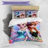 3pcs Frozen4 Cover Set - Personalized Name, HD Printed Bedding with 1 Cover and 2 Pillowcases - Perfect for Home Decor, Easy Care