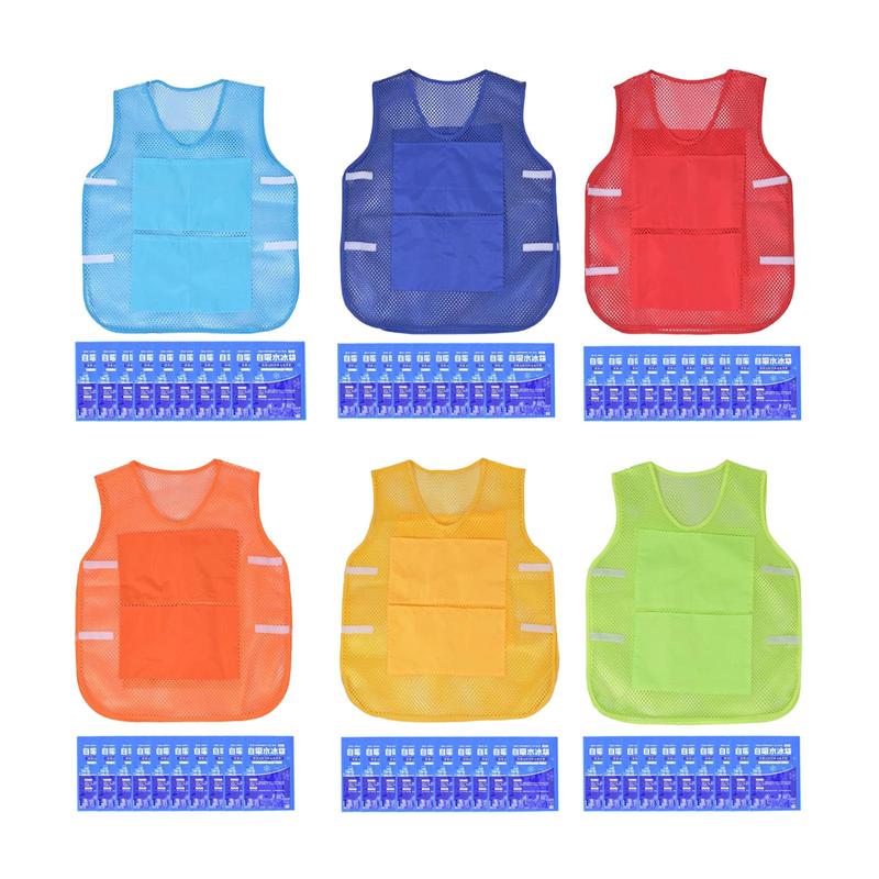 Summer Cooling Vest with Ice Packets Comfortable Ergonomic Summer for Outdoor Activities Sports Gardening Fishing