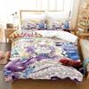 3D Аниме Принцесса-библиофил Всесезонный Постельный набор Односпальный Полуторный Двуспальный Кинг-сайз Набор для кровати Взрослый Детский Спальня Комплекты пододеяльников