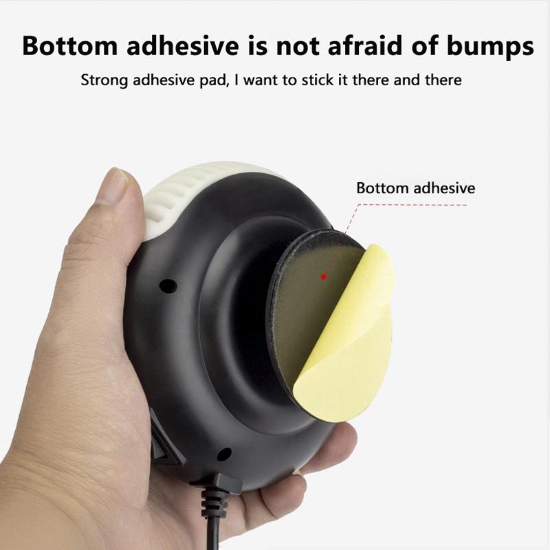 Размораживающий автомобильный обогреватель, портативный автомобильный обогреватель с быстрым нагревом, низким уровнем шума, вращающимся на 360 градусов основанием для салона автомобиля небольшого размера