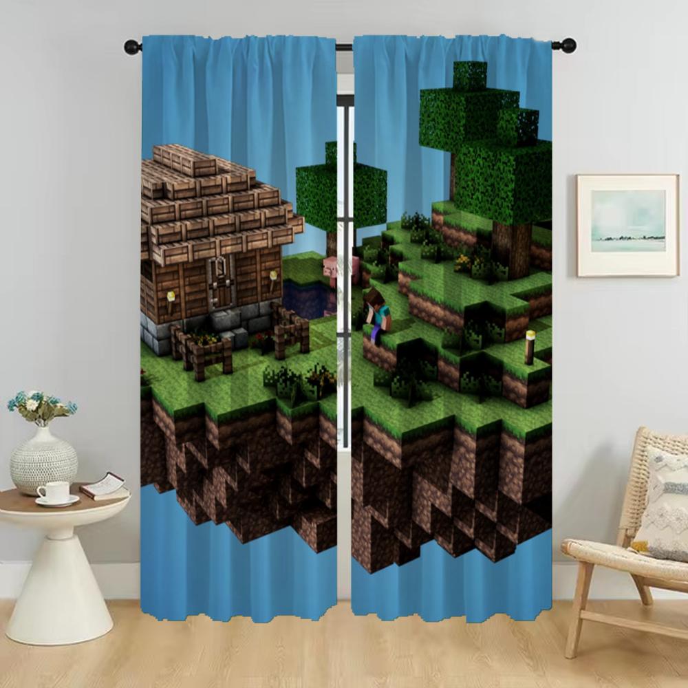 Mine-crafts Противомоскитные шторы для камеры Шторы для детской комнаты Шторы для окон в комнату 2 Панельная гостиная Современный