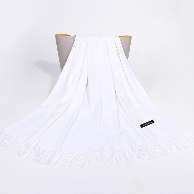 2021 Элитный брендовый шарф, женский кашемировый шарф, зимний женский шерстяной шарф, женский платок, шаль Femme, пашмина, женское однотонное пончо Lic