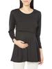 Cut and Sew MATERNITY ALL DAY ACTIVE SET UP TOP Black M [Danskin] Women's