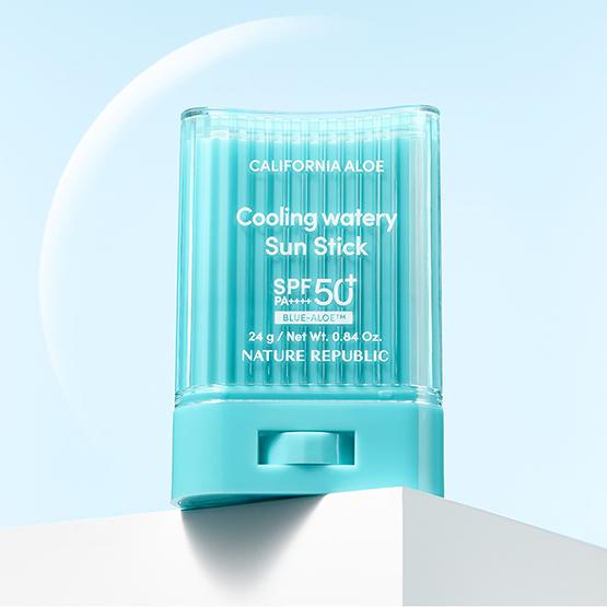 Nature Republic Охлаждающий солнцезащитный крем California Aloe Watery SPF 50+ PA++++ 24 г