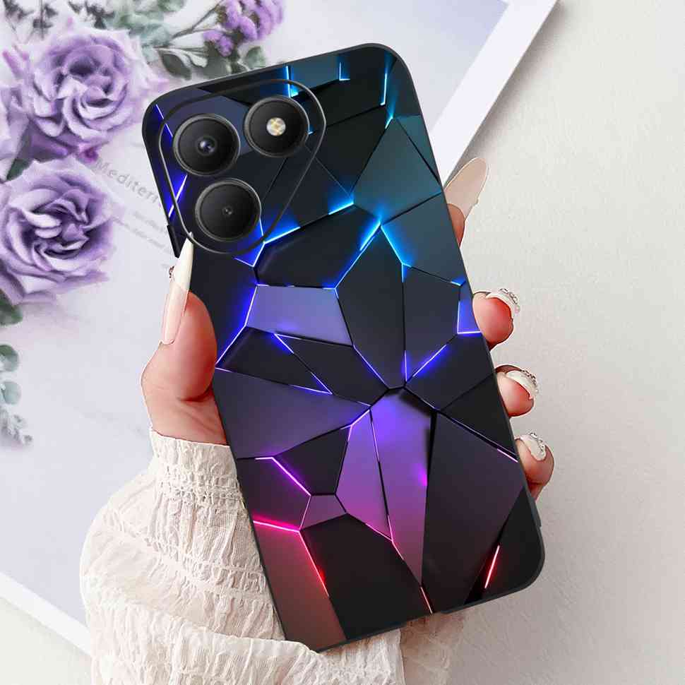 Ударопрочный силиконовый чехол для Tecno Pova 7 4G Чехол Мягкие ТПУ чехлы для Tecno Pova 7 Pova7 Neo 4G LJ6 Чехол для телефона Coque