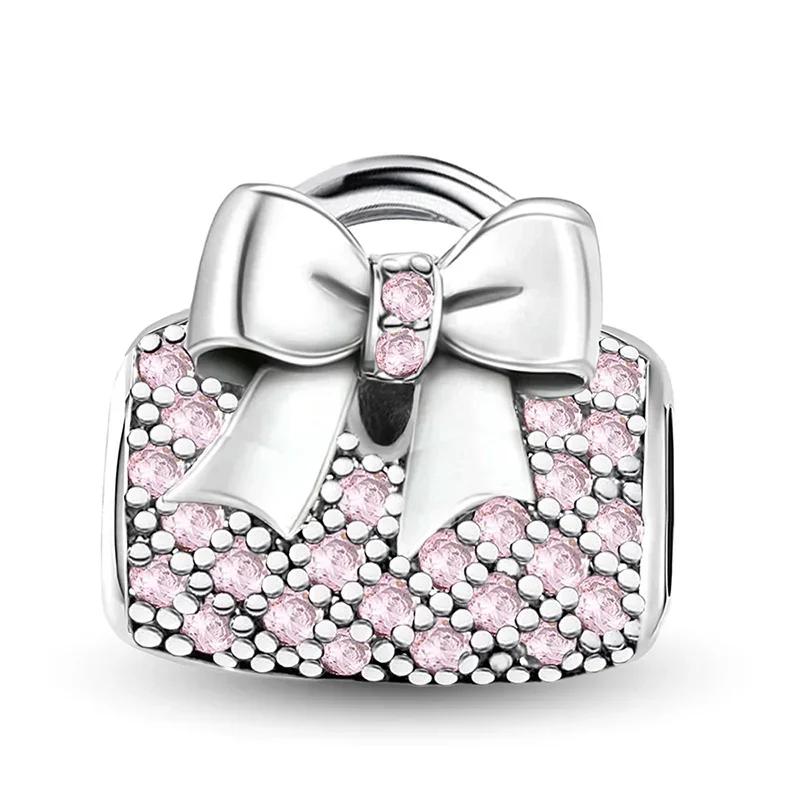 Медь Любовь Сердце Воздушный Шар Девочка Клубничные Шармы Браслет Ожерелье Изготовление Подарок Высокого Качества Ювелирные Изделия