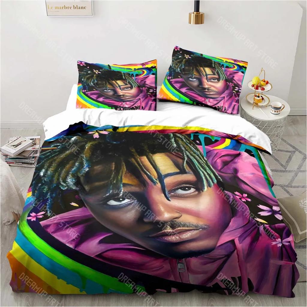 3D Рэпер Juice Wrld 999 Постельный комплект одеяло постельные комплекты Наволочка Пододеяльник Детская комната Постельный комплект Роскошный День рождения