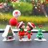 1-10PCS Christmas Car Dashboard Ornament Cute Creative New Couple Car Interior Decoration Desktop Gift for Women