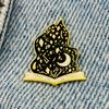 New Enamel Pin Book Magic Metal Connector Gift Birthday 1 Piece