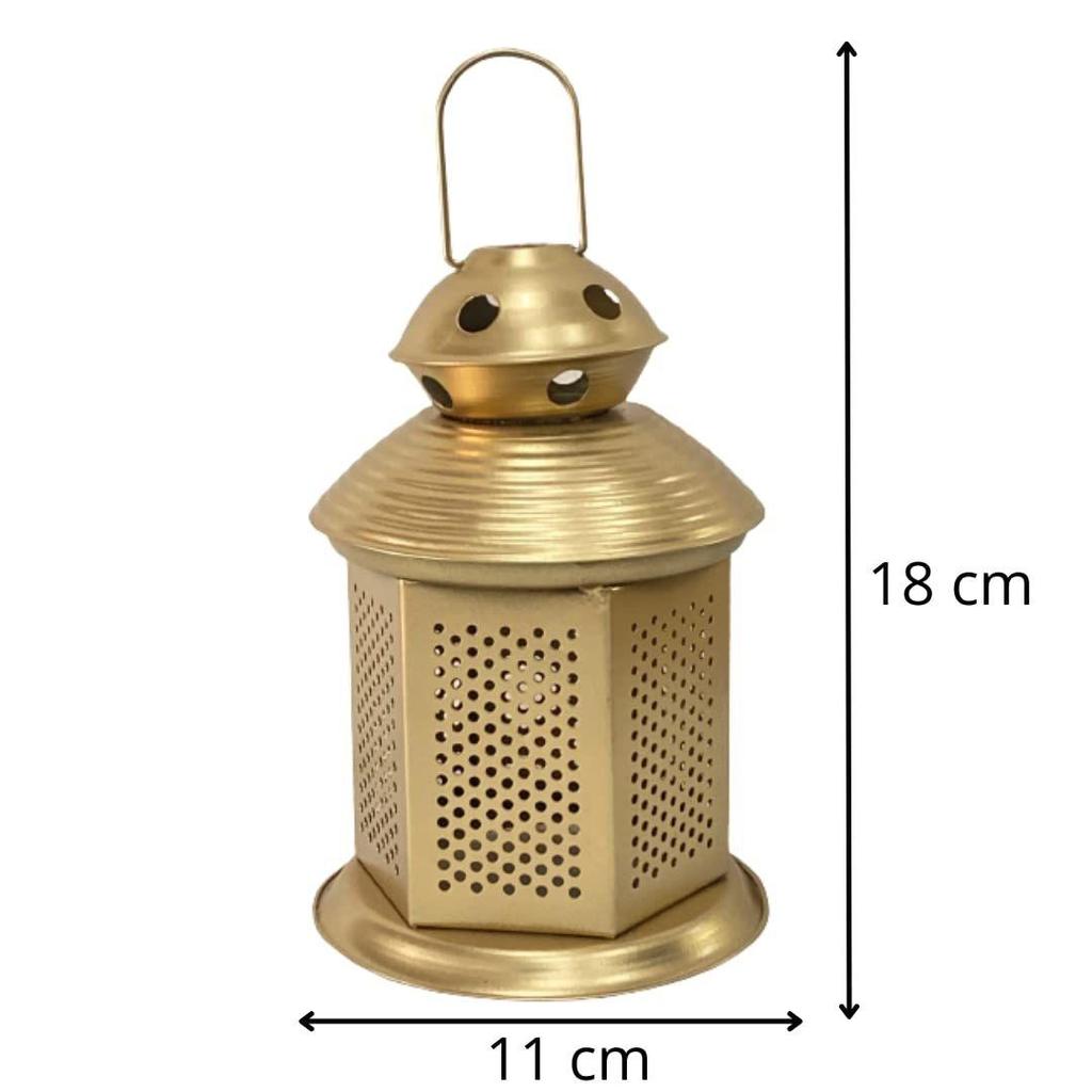 Antique Metal Lantern and Hanging Tealight Holder for Home Decor Items Candles for Home Decoration
