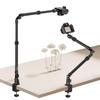 Ulanzi ZJ02 Camera Arm Stand Desk Camera Stand Overhead Photography Tabletop Photography Stand 109cm Telescopic Arm with Screw Ball Head 360 Degree