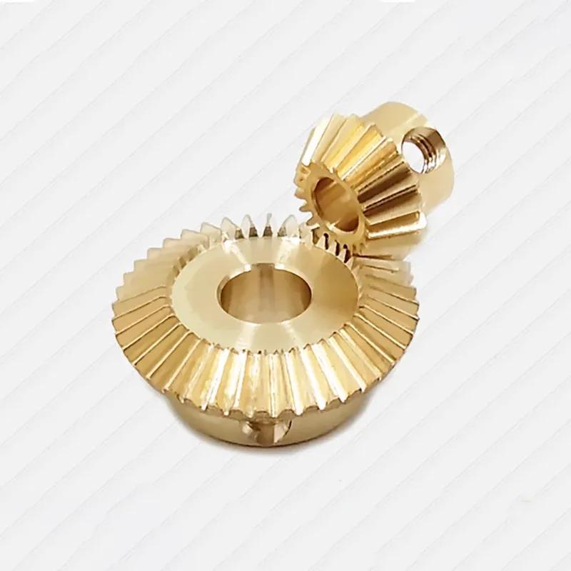 Brass Umbrella Gear 90 Degree Bevel Gear 1 Mold Straight Tooth 15T 20T 25T 30T Gear Hole 4/5/6/8/10/12mm Mechanical Transmission