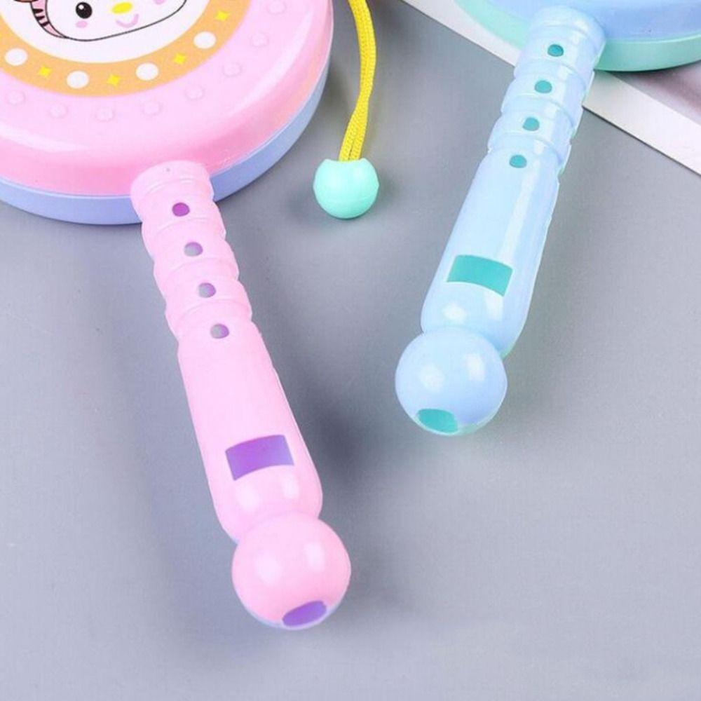 Toys Instrument Kid Rattle Drum Musical Rattle Music Toys Cartoon Rattle Musical Instruments Toys